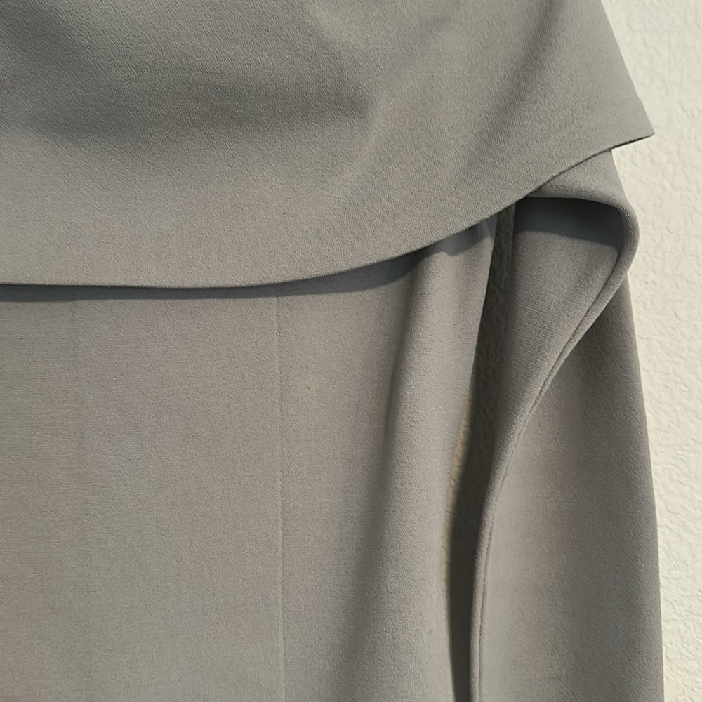 Safiyaa beautiful gray tunic belted off shoulder top 8 - Picture 9 of 15